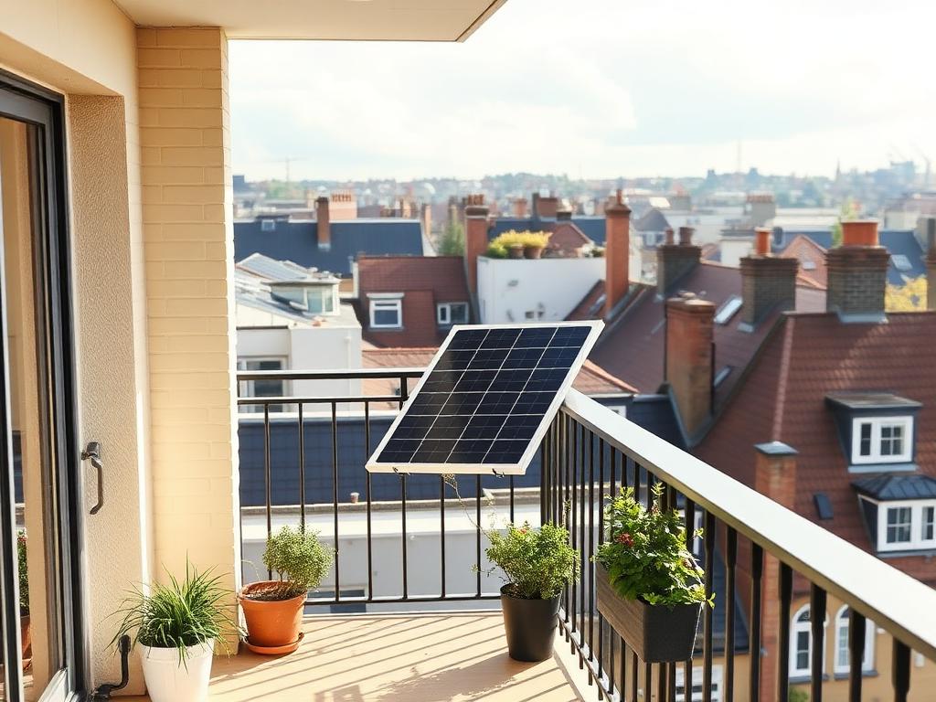 Balcony and terrace solar