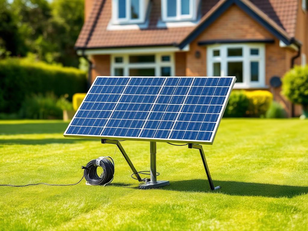 UKSOL Plug-In Solar Pro Duo 890 W Two Panel Ground Mount Kit